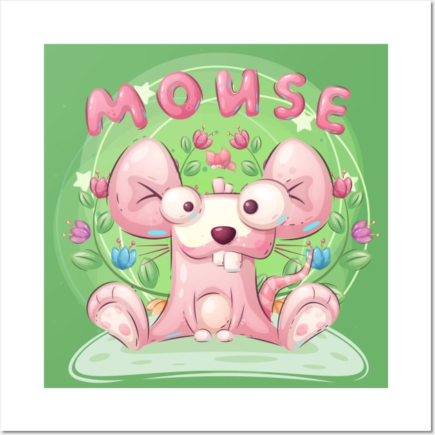 Sweet Baby Mouse Wall Art by KOTOdesign